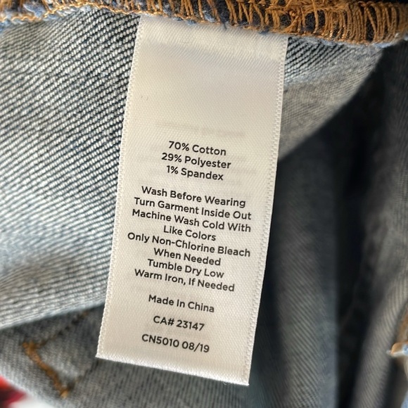 NWT. Talbots 22W Flawless High Waist Modern Ankle Straight Leg Jeans. - Picture 5 of 10